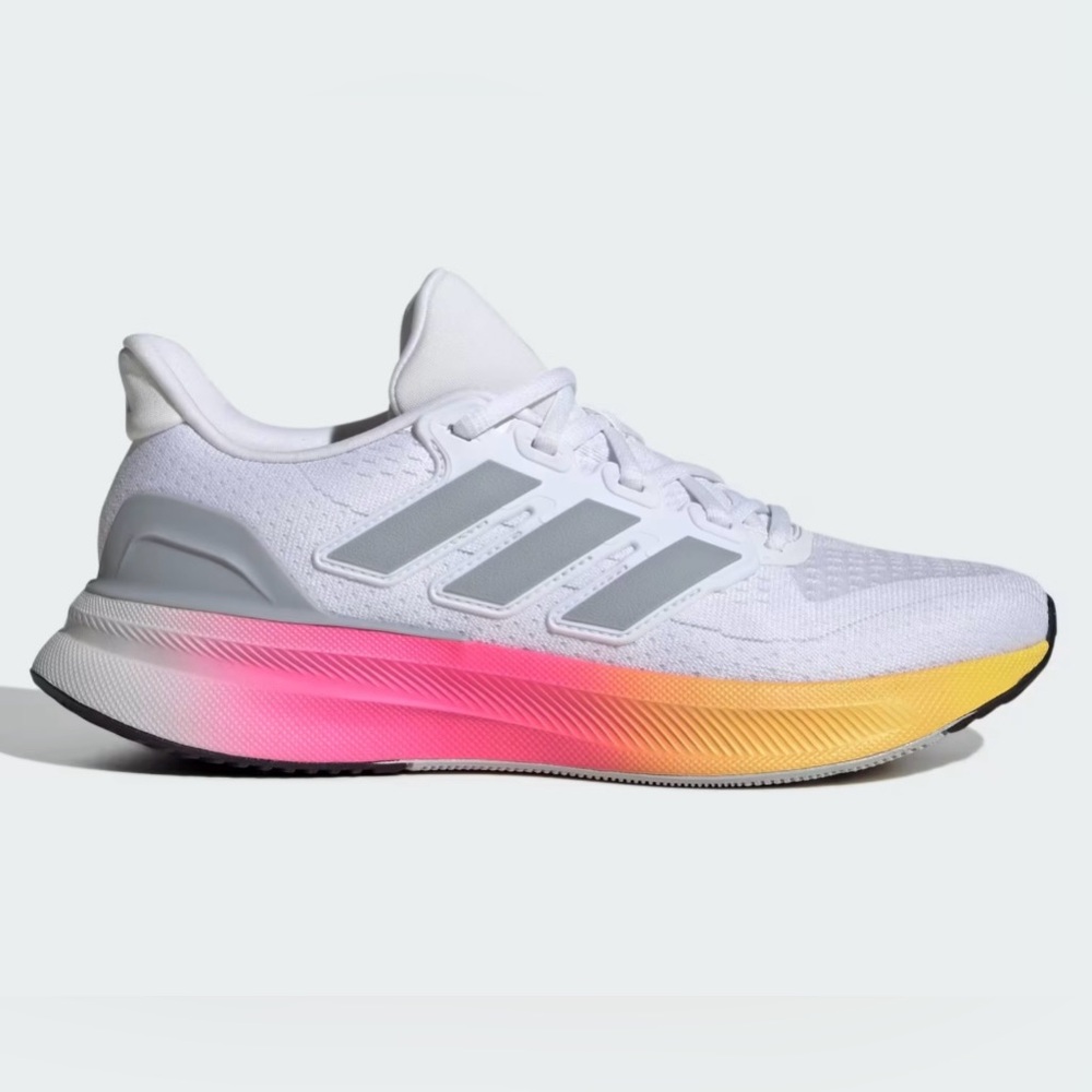 Adidas Ultrarun 5 Men`s Running Shoes White Pink Orange size 8.5